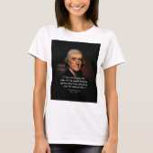Thomas Jefferson van Rembrandt - Altar of God Quot T-shirt (Voorkant)