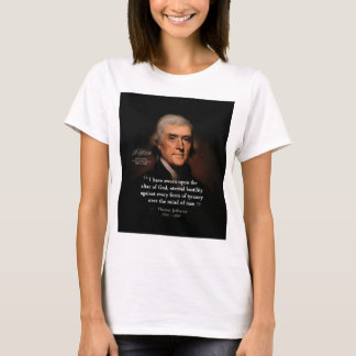 Thomas Jefferson van Rembrandt - Altar of God Quot T-shirt