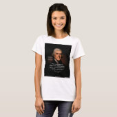 Thomas Jefferson van Rembrandt - Altar of God Quot T-shirt (Voorkant volledig)
