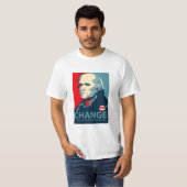 Thomas Jefferson verandert je kunt geloven. T-shirt (Voorkant volledig)