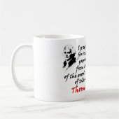 Thomas Jefferson: Voorkomen van de regering Koffiemok (Links)