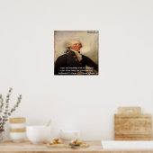 Thomas Jefferson "Vrede & Vriendschap" Quote Poste Poster (Keuken)