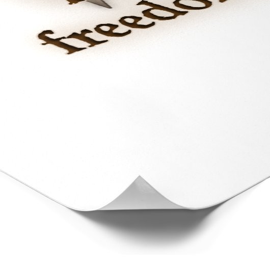 Thomas Jefferson - Vrijheid Poster (Hoek)