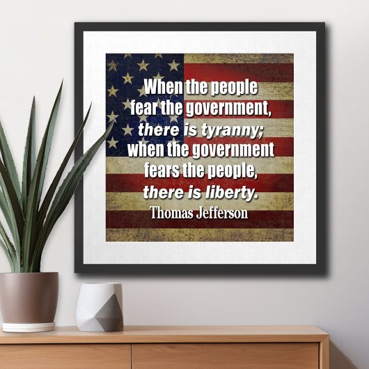 Thomas Jefferson: Vrijheid vs. Tyrannie Poster