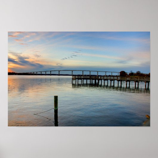 Thomas Johnson Bridge, Solomons Maryland Poster (Voorkant)