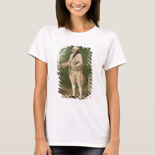 Thomas King als Lord Ogleby (olie op doek) T-shirt (Voorkant)
