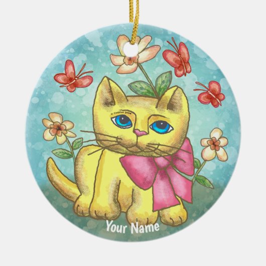 Thomas Kitten Cat Ornament (Voorkant)