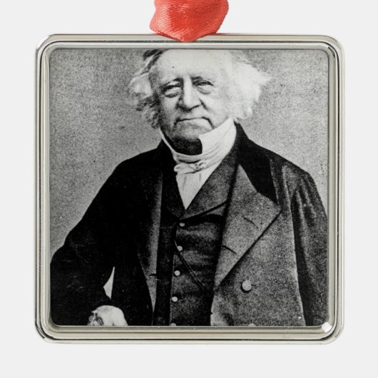 Thomas Love Peacock Metalen Ornament (Voorkant)