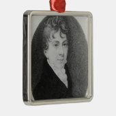 Thomas Love Peacock Metalen Ornament (Rechts)