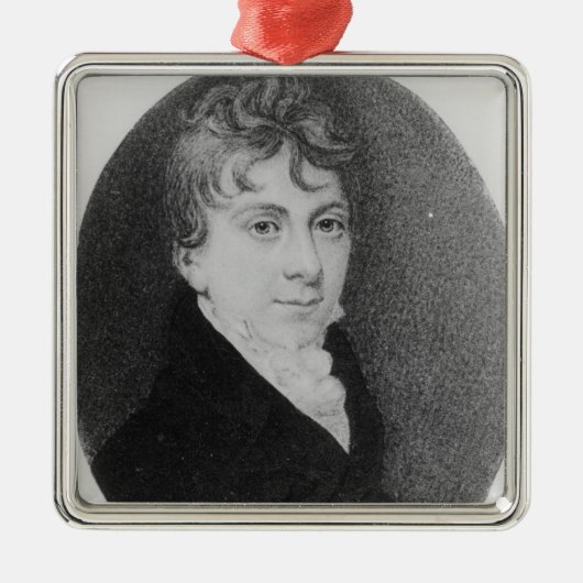 Thomas Love Peacock Metalen Ornament (Voorkant)