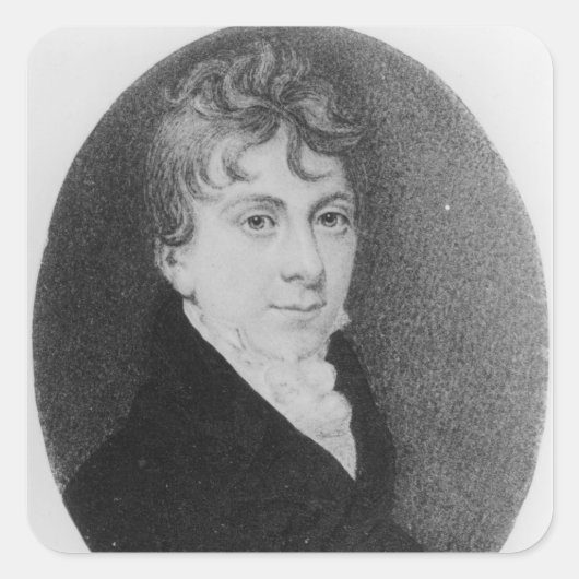 Thomas Love Peacock Vierkante Sticker (Voorkant)