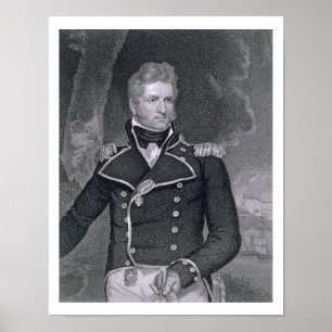 Thomas Macdonough (1783-1825), gegraveerd door Joh Poster