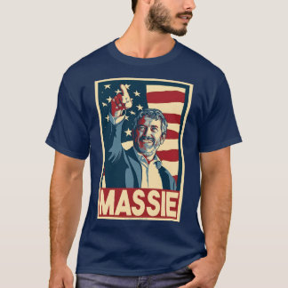 Thomas Massie Amerikaanse Held Campagne Poster T-s T-shirt