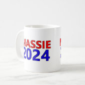 Thomas Massie voor President 2024 Koffiemok (Voorkant links)
