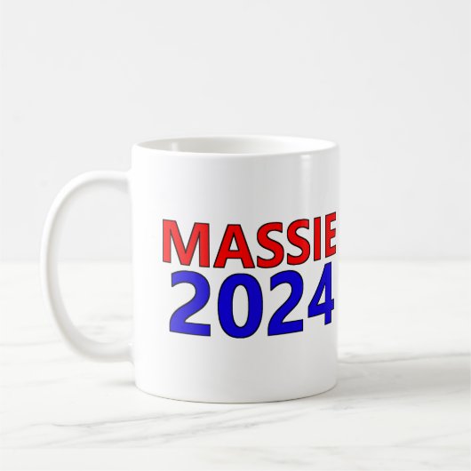 Thomas Massie voor President 2024 Koffiemok (Links)