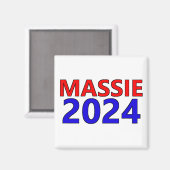 Thomas Massie voor President 2024 Magneet (Voorkant / Achterkant)