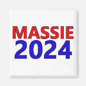 Thomas Massie voor President 2024 Magneet (Voorkant)
