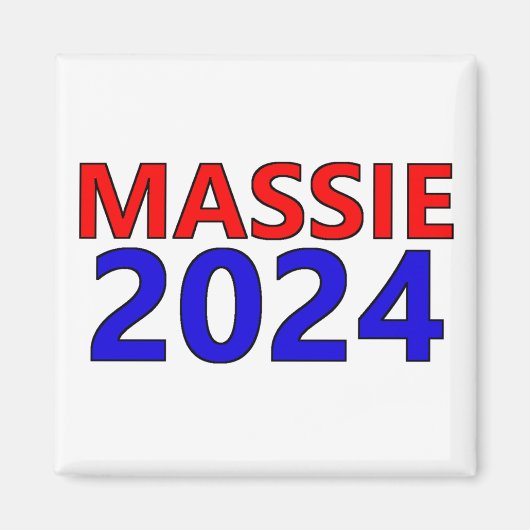Thomas Massie voor President 2024 Magneet (Voorkant)