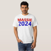 Thomas Massie voor President 2024 T-shirt (Voorkant volledig)