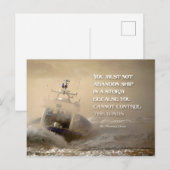 Thomas Meer Inspirerend quote "controle winden" Briefkaart (Voorkant / Achterkant)