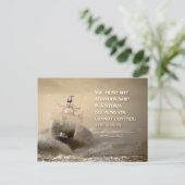 Thomas Meer Inspirerend quote "controle winden" Briefkaart (Staand voorkant)