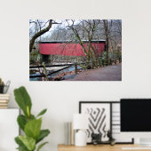 Thomas Mill Covered Bridge Poster (Thuiskantoor)