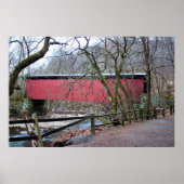 Thomas Mill Covered Bridge Poster (Voorkant)