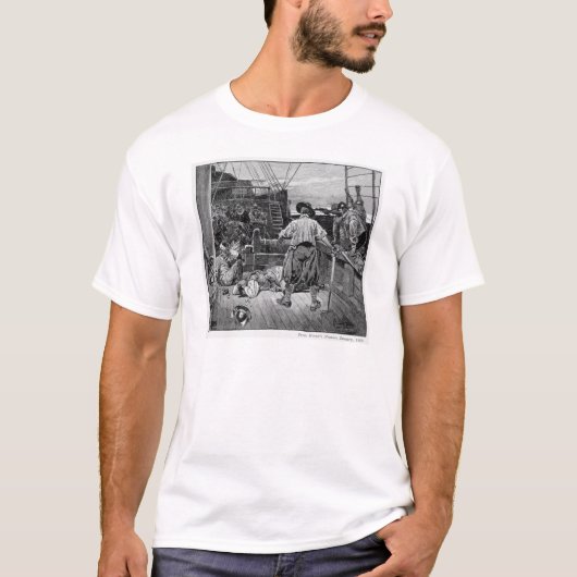 Thomas Moon begon over hem te lachen met zijn T-shirt (Voorkant)