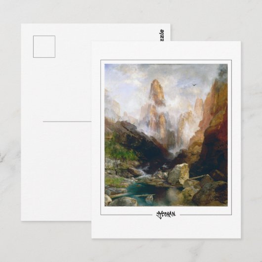 Thomas Moran #10 - Briefkaart met fijne kunst (Voorkant / Achterkant)