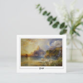 Thomas Moran #132 - Schone kunst Briefkaart (Staand voorkant)