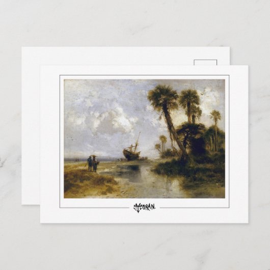 Thomas Moran #1 - Briefkaart met fijne kunst (Voorkant / Achterkant)