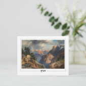 Thomas Moran #352 - Schone kunst Briefkaart (Staand voorkant)