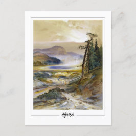 Thomas Moran #4 - Briefkaart met fijne kunst