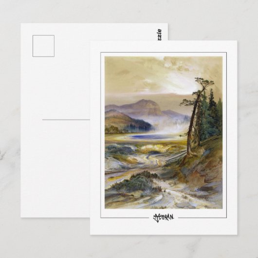 Thomas Moran #4 - Briefkaart met fijne kunst (Voorkant / Achterkant)