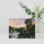 Thomas Moran art, De drie Tetons Briefkaart (Staand voorkant)