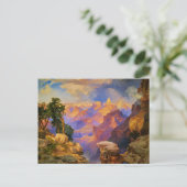 Thomas Moran art, Grand Canyon met Regenboog Briefkaart (Staand voorkant)