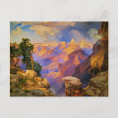 Thomas Moran art, Grand Canyon met Regenboog Briefkaart (Voorkant)