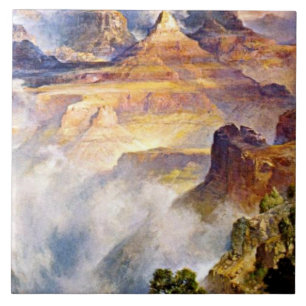 Thomas Moran - Canyon Mists, Zoroaster Park Tegeltje