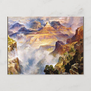 Thomas Moran - Canyonnevels, Zoroaster Park Briefkaart