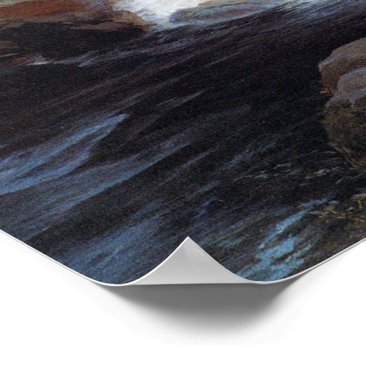 Thomas Moran Children of the Mountain Poster (Hoek)