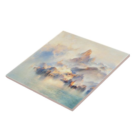 Thomas Moran - De droomstad Tegeltje (Zijkant)