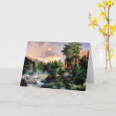 Thomas Moran - Drie Tetons Kaart (Gele Bloem)