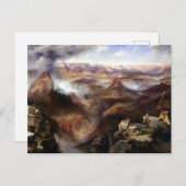 Thomas Moran Grand Canyon van de Colorado Briefkaart (Voorkant / Achterkant)