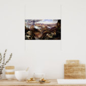 Thomas Moran Grand Canyon van de Colorado Poster (Keuken)