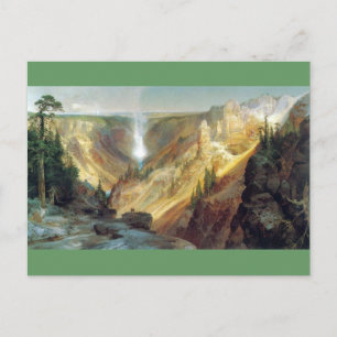 Thomas Moran - Grand Canyon van de geelsteen Briefkaart