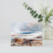 Thomas Moran Hot Springs van de Yellowstone Briefkaart (Staand voorkant)