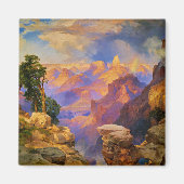 Thomas Moran-kunst, Grand Canyon met Regenboogmagn Magneet (Voorkant)