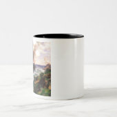 Thomas Moran Point Lobos Monterey California. Tweekleurige Koffiemok (Center)