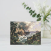 Thomas Moran - Point Lobos, Monterey, Californië Briefkaart (Staand voorkant)