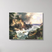 Thomas Moran - Point Lobos, Monterey, Californië Canvas Afdruk (Voorkant)